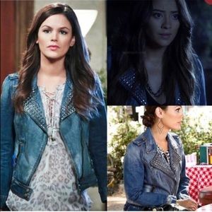 NWOT Zara Studded Denim Jacket